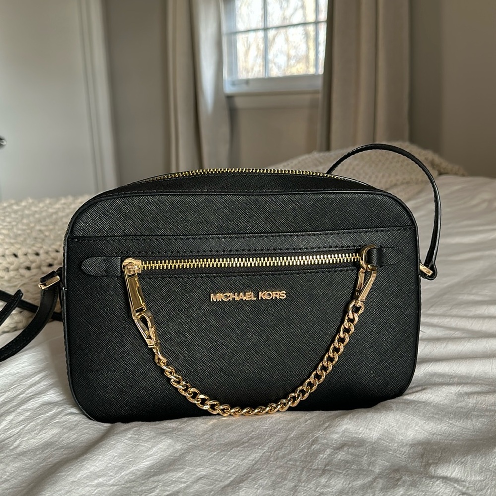 MK black crossbody